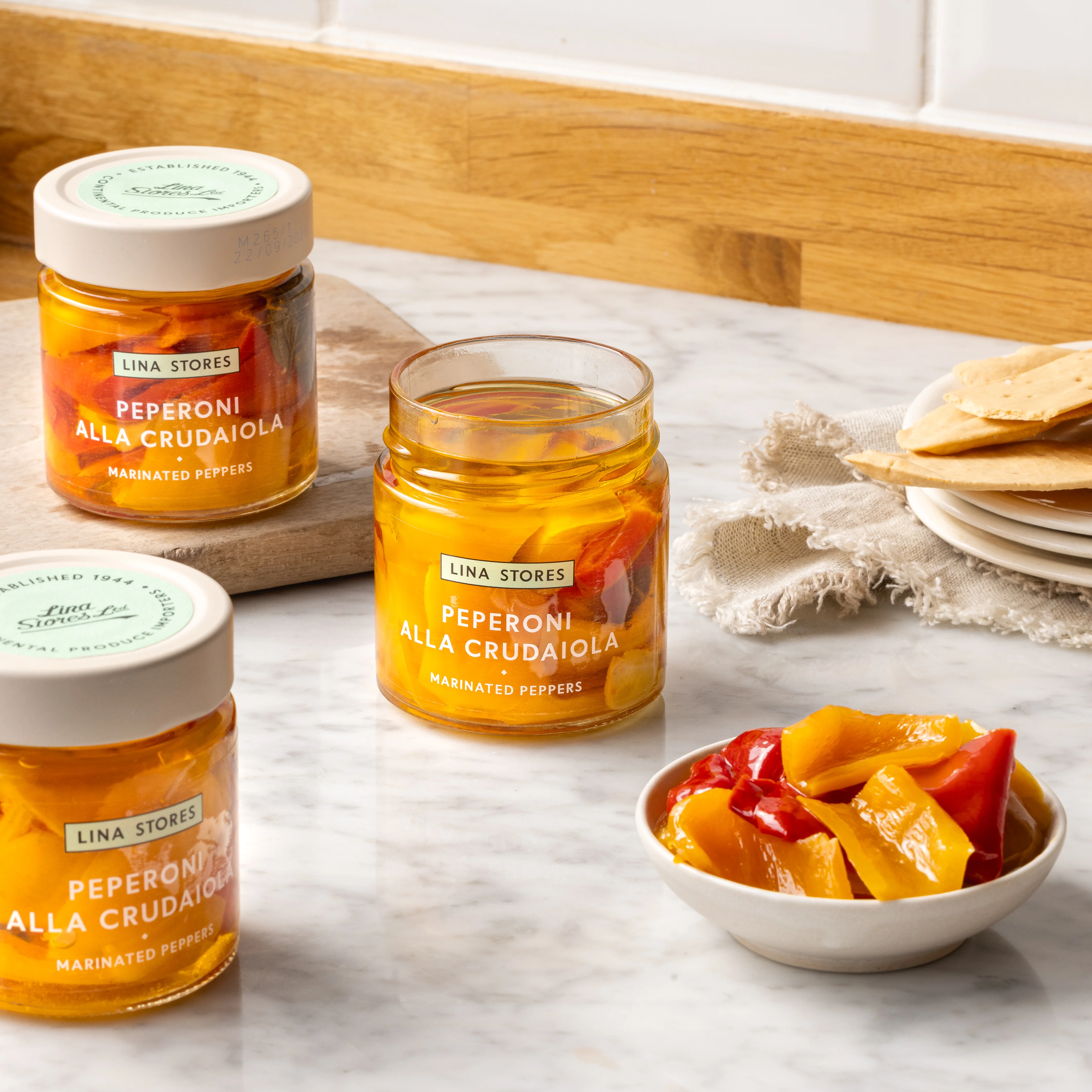 Marinated Peppers, Lina Stores, 230g