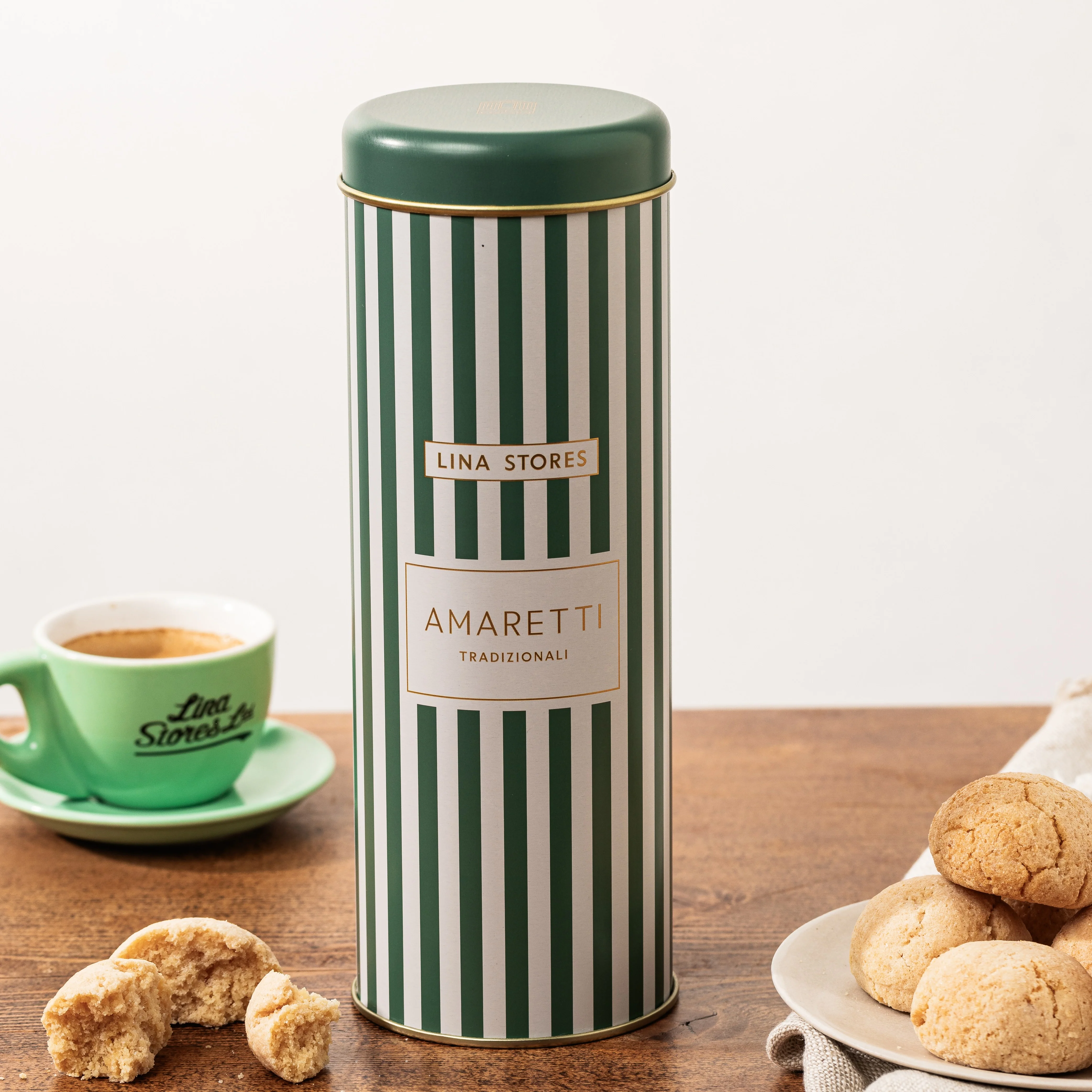 Traditional Amaretti Tin, Lina Stores, 140g