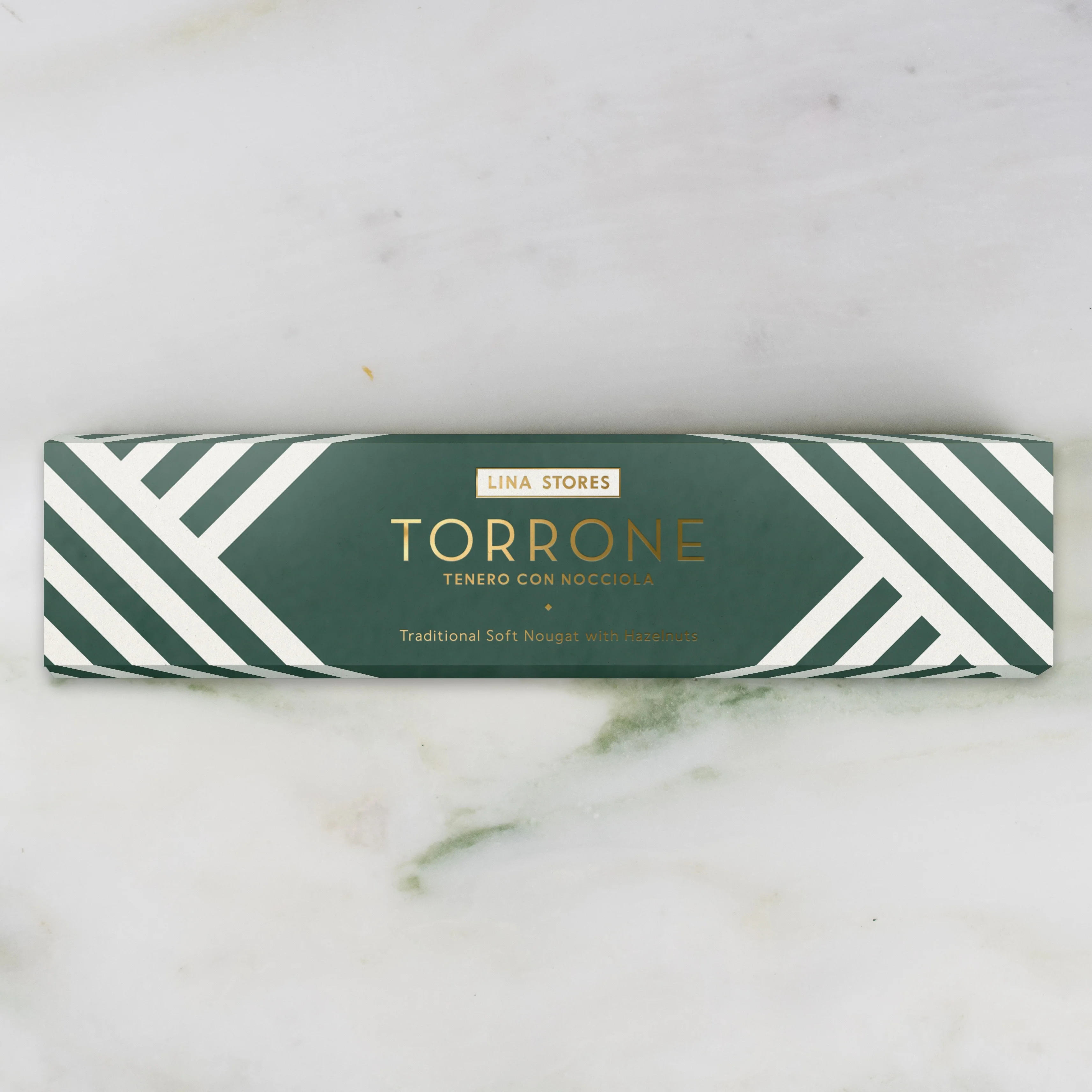 Traditional Soft Torrone with Hazelnuts, Lina Stores, 200g