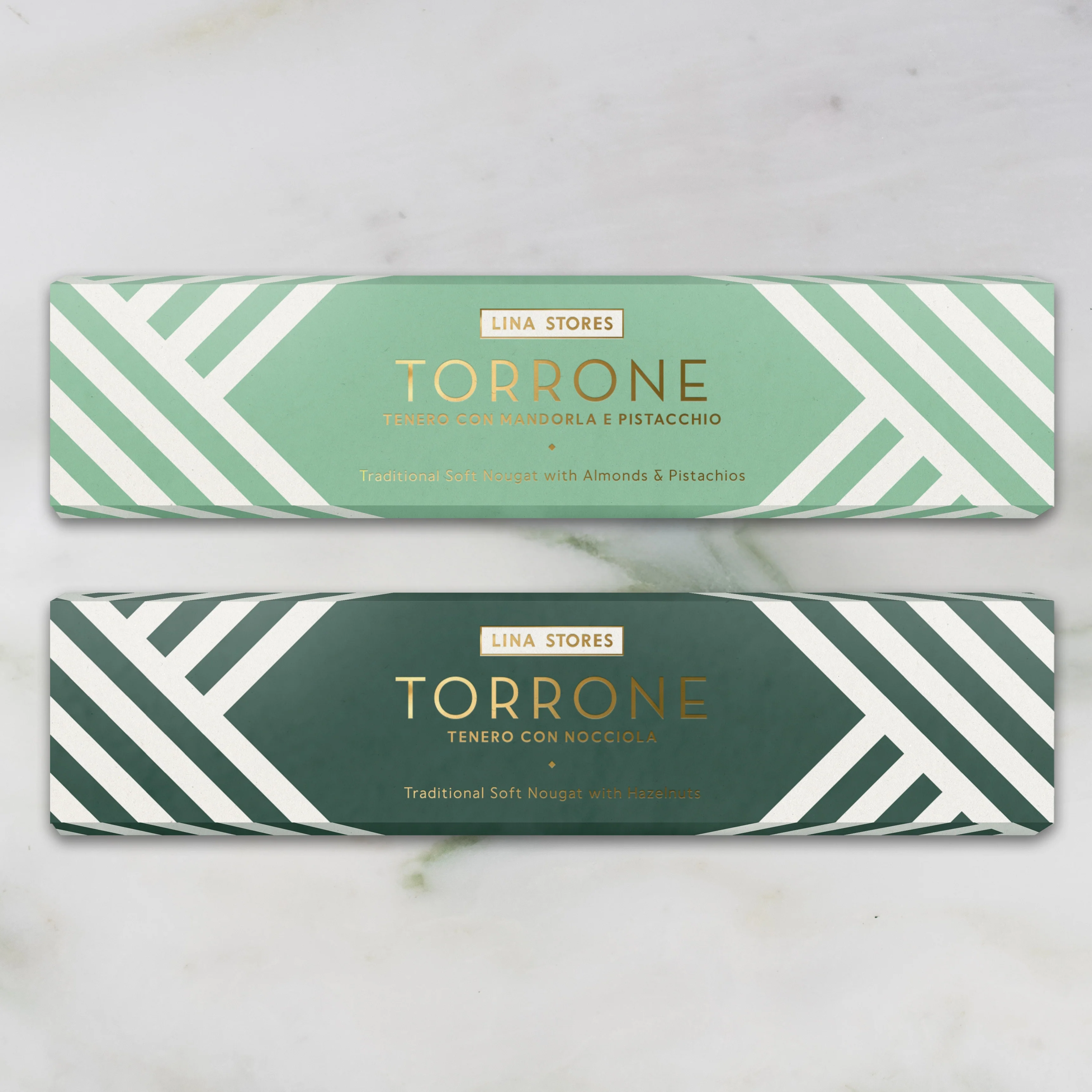 Traditional Soft Torrone with Hazelnuts, Lina Stores, 200g - Image 2